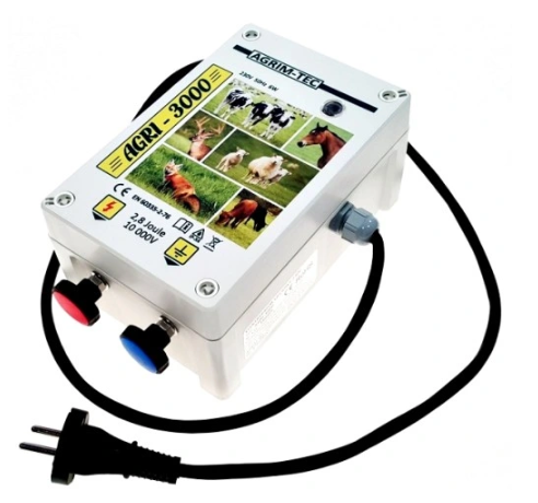 Pastuch elektryczny polski elektryzator sieciowy 230V Agri 3000 - 2,8 Jula - Cavalo